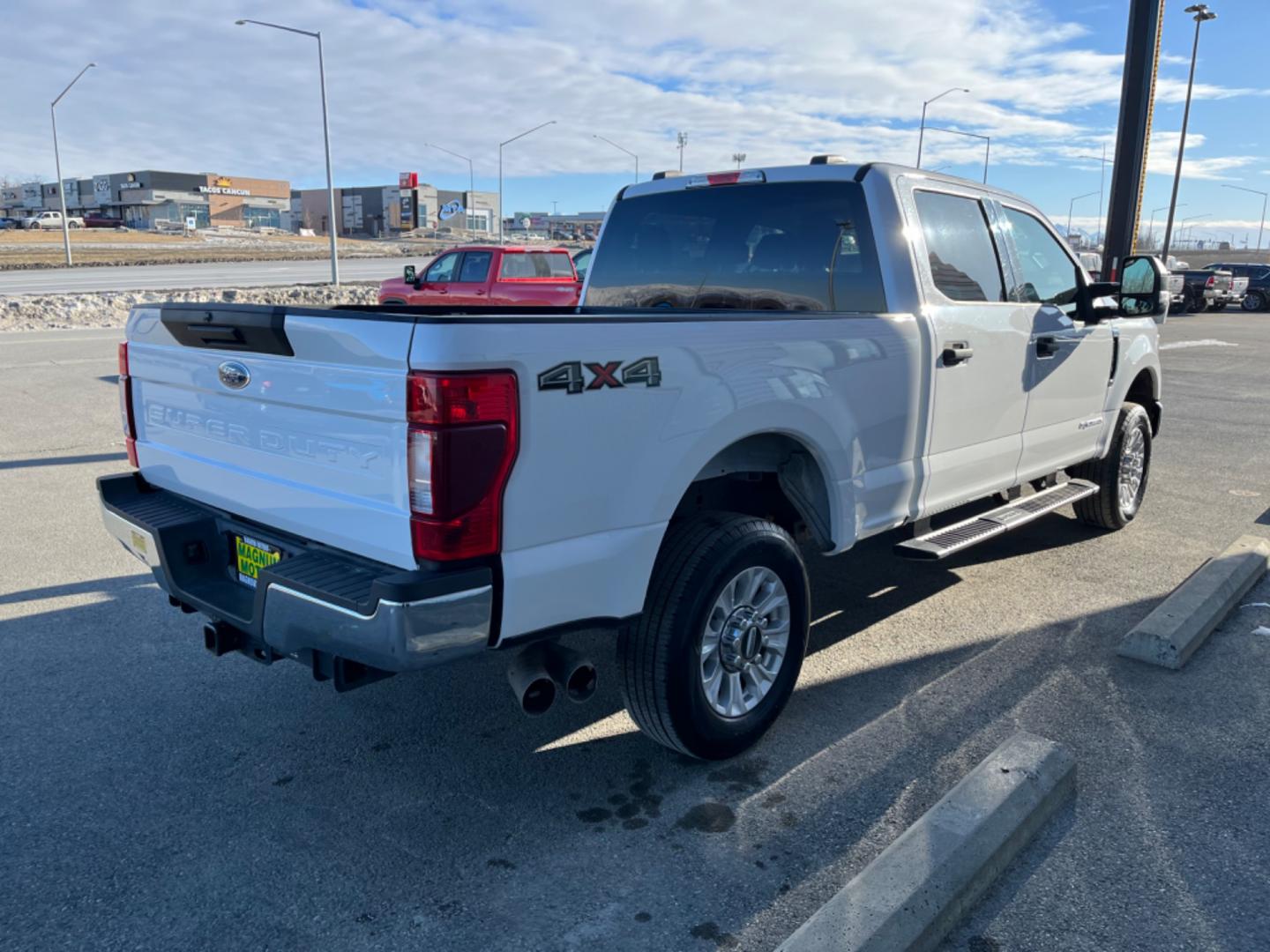 2021 White /Black Ford F-250 SD (1FT7W2BT1ME) , located at 1960 Industrial Drive, Wasilla, 99654, (907) 274-2277, 61.573475, -149.400146 - Photo#4